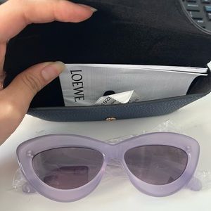 Loewe Purple Cat-Eye Sunglasses